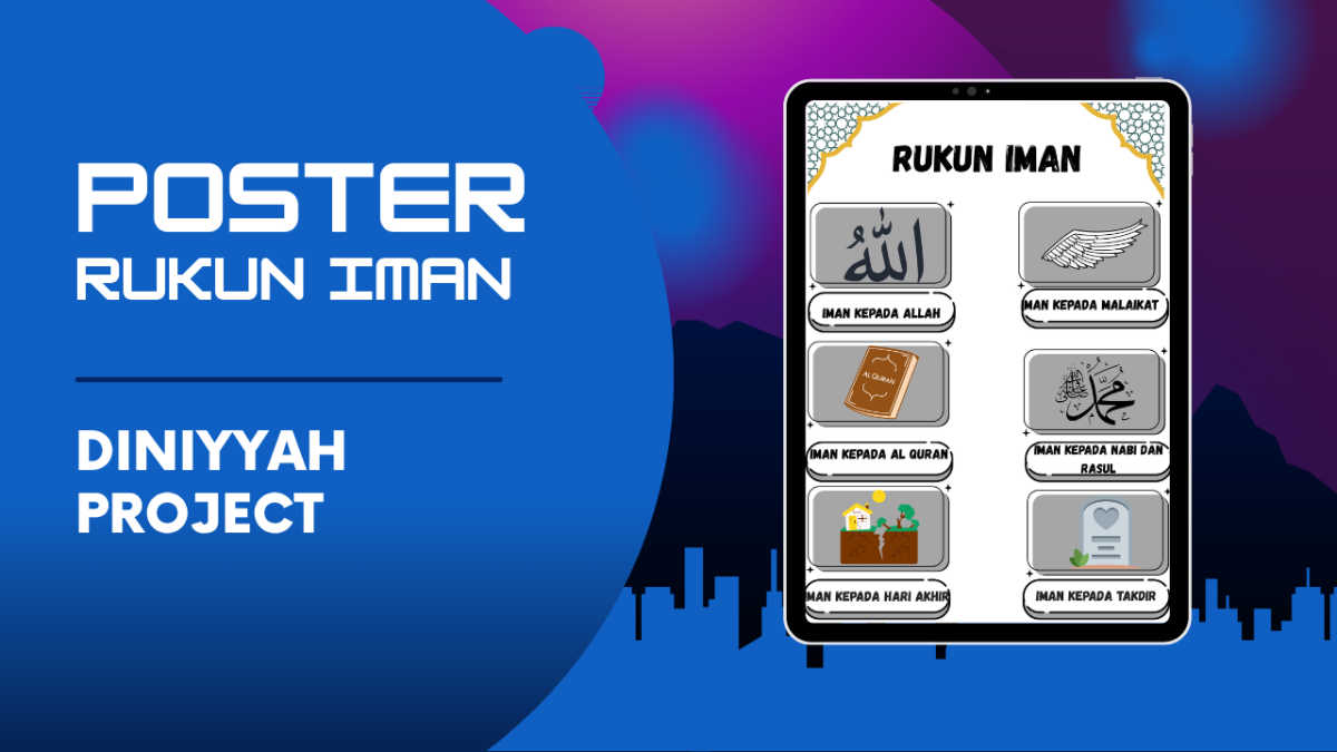 Poster rukun iman